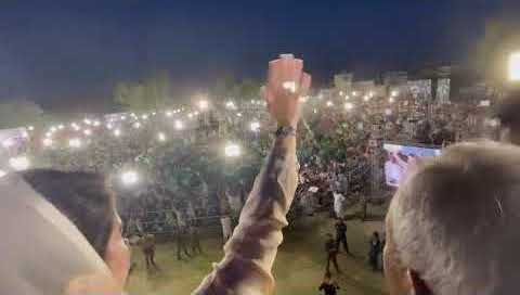 Shujaabad's youth showed their unwavering support for #maryamnawaz